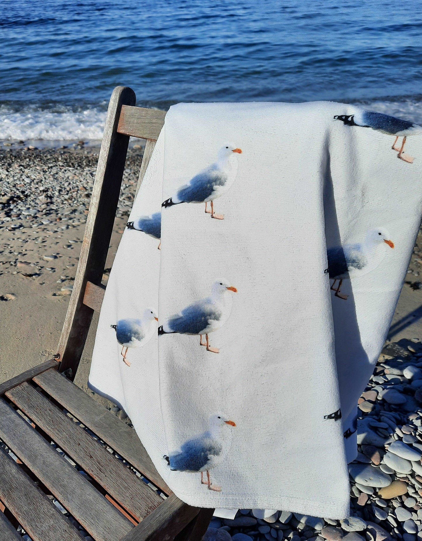 Bath towel Seagulls