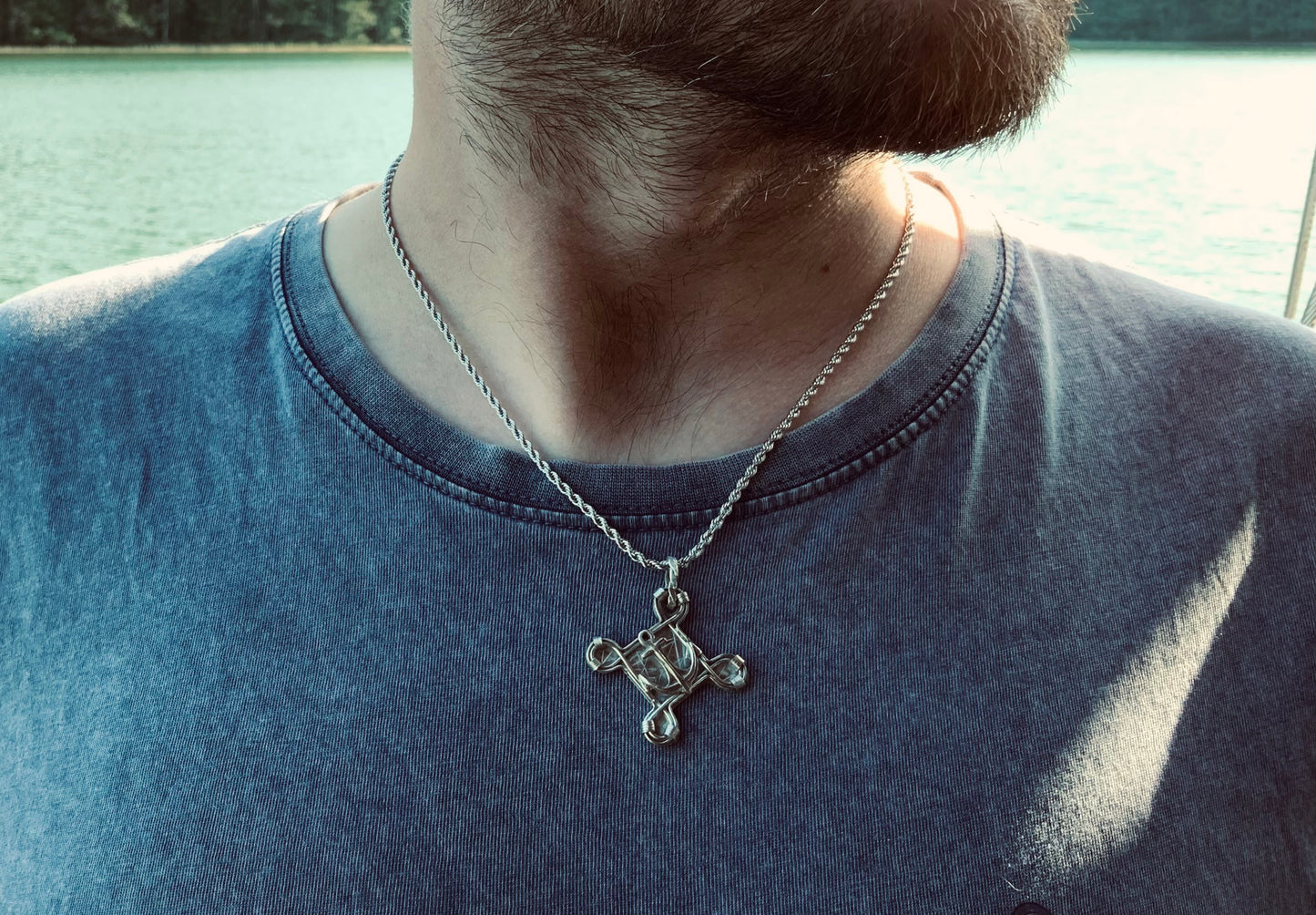 Anchor Lucky Charm with Saint John’s Arms