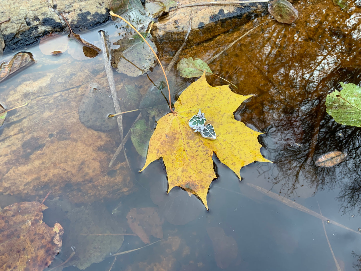 Water Lilies pendant