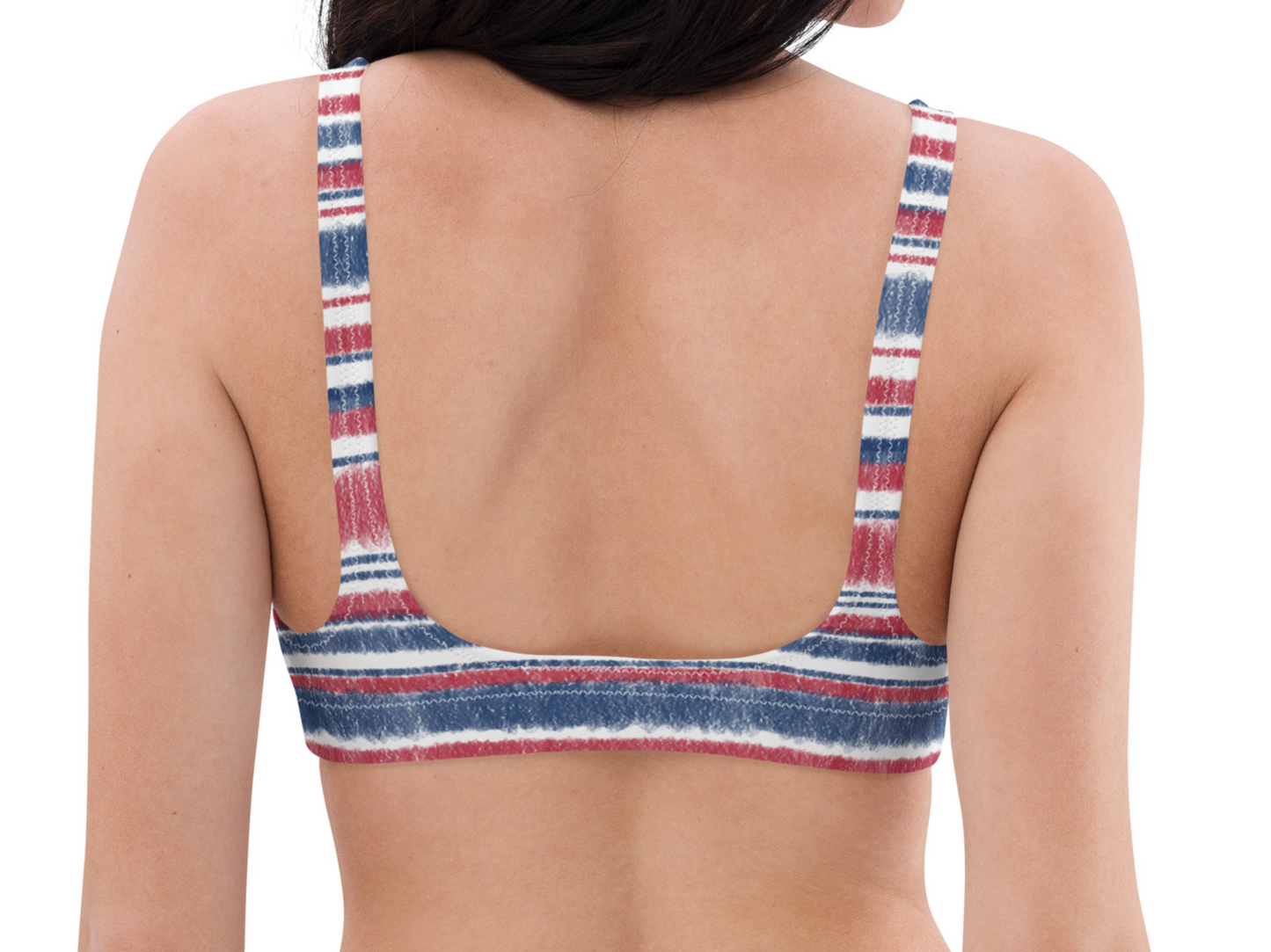 Marine Stripe bikini top