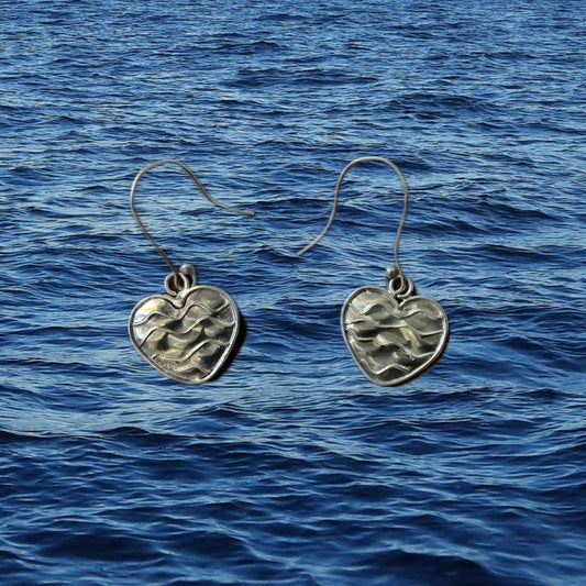 Nautical earrings Sea Heart