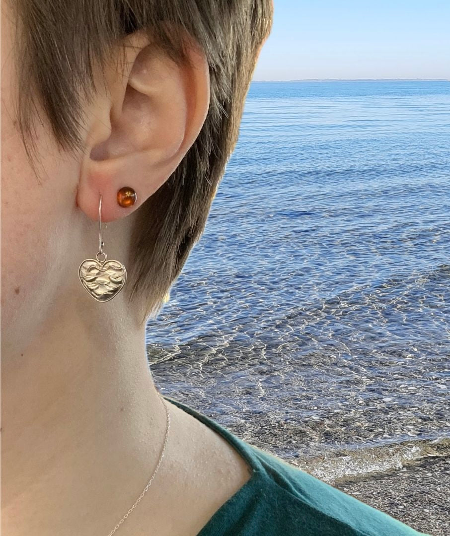 Sea lover earrings Sea Heart