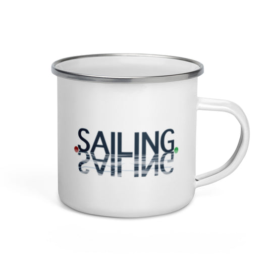 Sailing mug with port and starboard colours