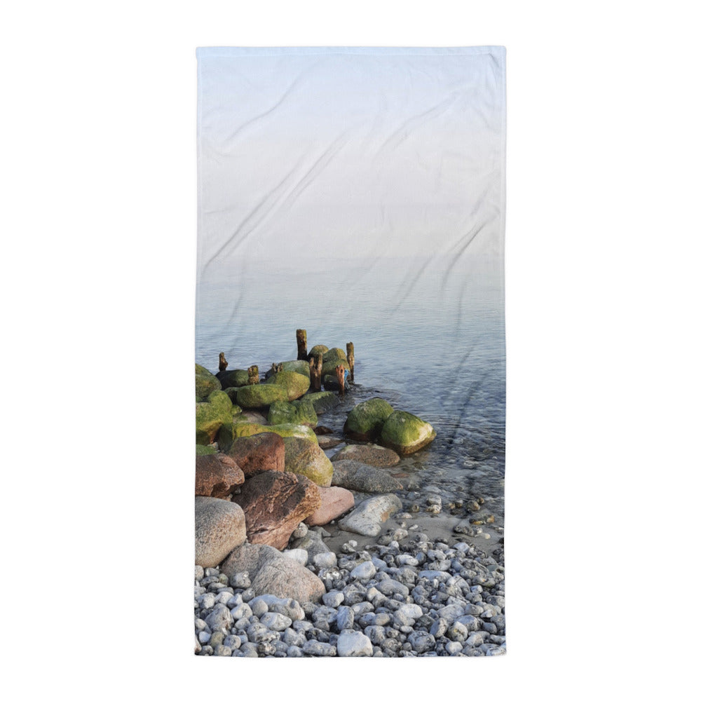 Seaside towel Shore Stones