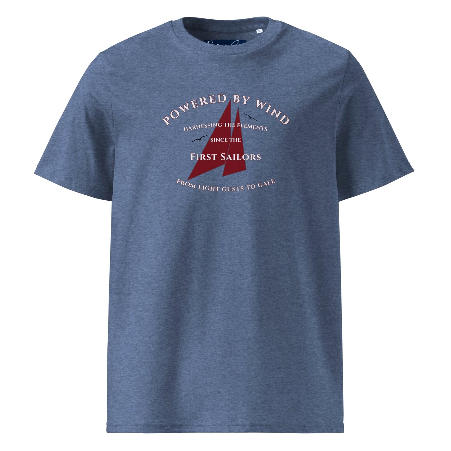 Powered by Wind t-shirt red foresails