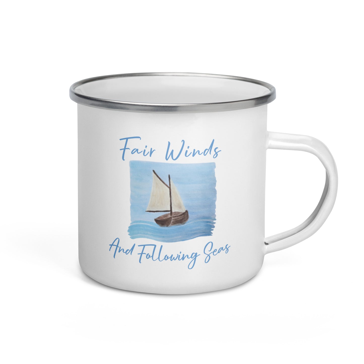 Sailing mug fair winds following seas