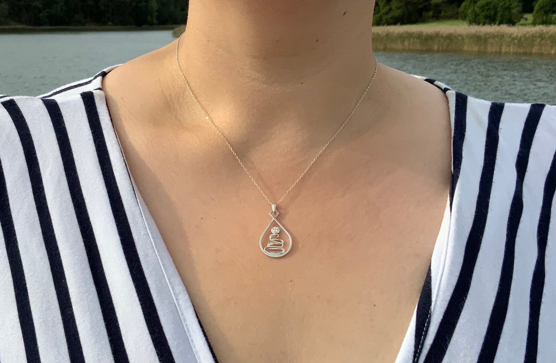 Moon river necklace