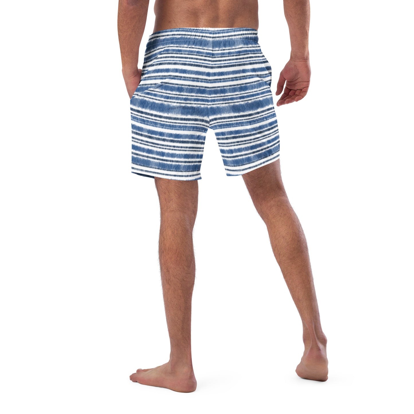 Blue Marine Stripe swim shorts