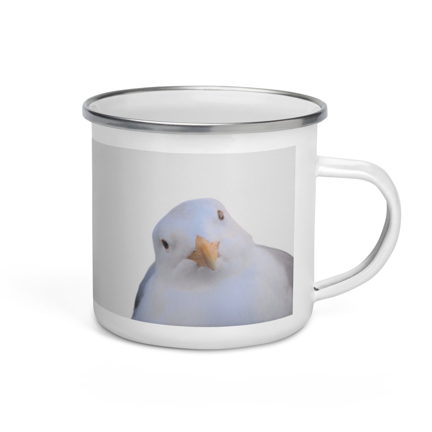 Staring Seagull mug