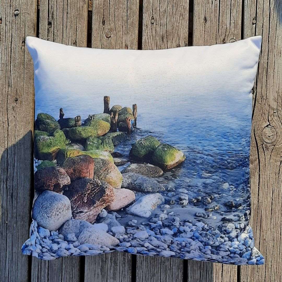 Sea pillow coastal decor