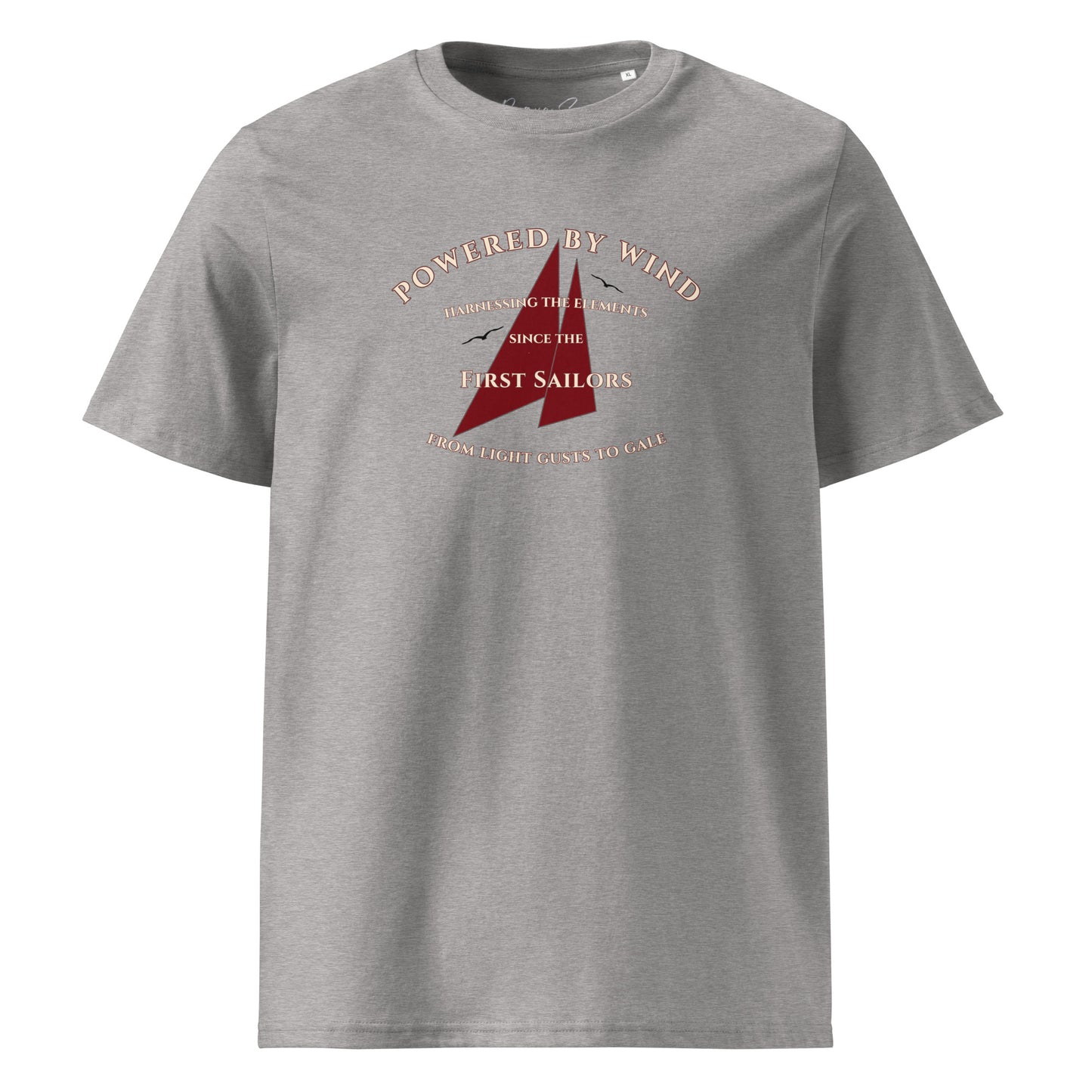 Powered by Wind t-shirt red foresails