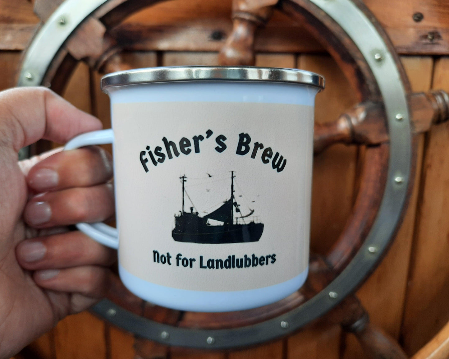 Fishing boat mug Fisher's Brew
